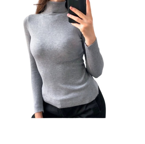 Portable One Size Polo neck Sweater
